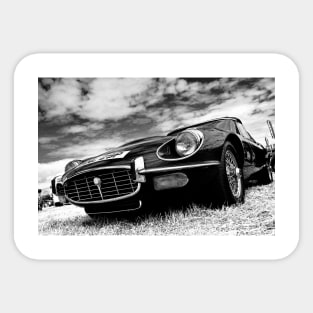 E-Type Jaguar Sticker